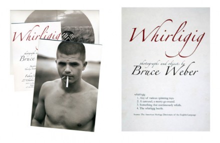 Whirligig invitation and title wall
